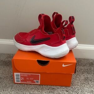 Nike Kids Flex Runner Red and White Sneakers